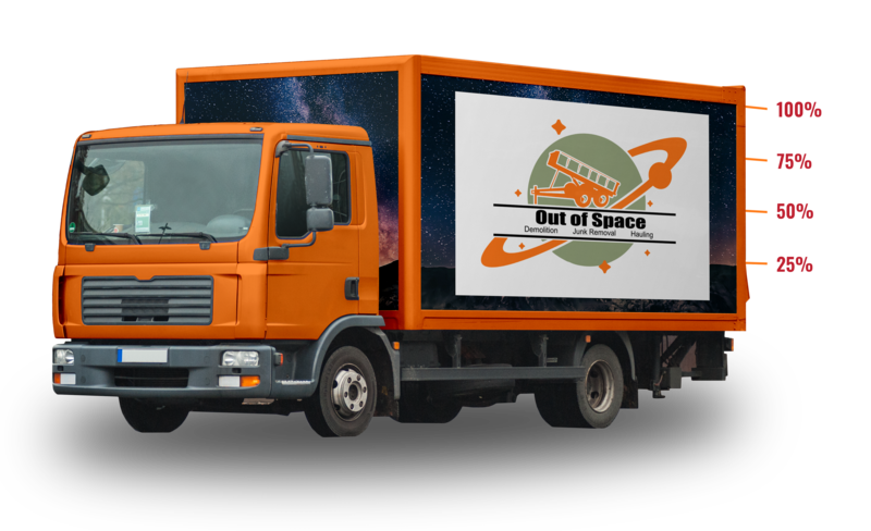 Out of Space Truck Mockup